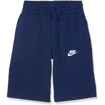Nike B NSW JSY AA Pantalón Corto, Niños, Blue Void/White, XL