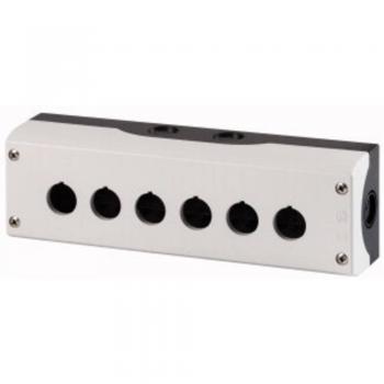 Eaton M22-I6 Surface Housing, 6 Installation Slots, Floor Mounting, Ø x H 22 mm x 80 mm, Anthracite, 1 pc(s)