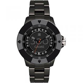 Light Time Clock Poker Black
