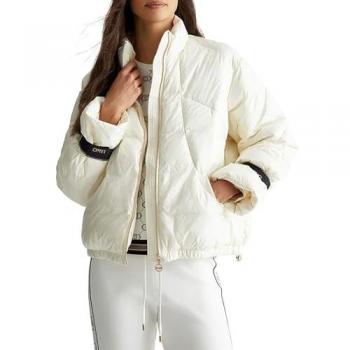 Liu Jo Women's Regular Fit Padded Down Jacket in Écru