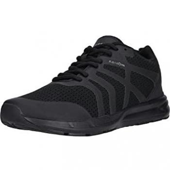 Endurance Clenny Unisex Lite Sneakers - Black, Breathable, Size 43