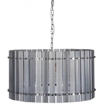 Lámpara de Techo 76 x 76 x 39 cm Cristal Metal Plata