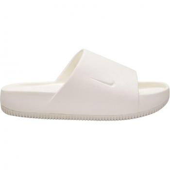 Nike Chanclas de baño Calm Slide para mujer, color blanco, talla 40.5