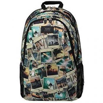 Totto-Mochila para ESO y Bachillerato Estampado Summer Beach - Krimmler