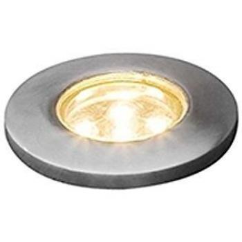 Foco empotrado LED mini set de 6 plano IP44 acero inoxidable 12V