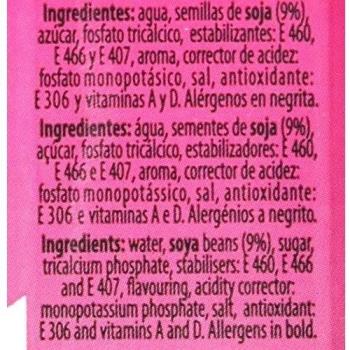 Vivesoy Bebida de Soja Ligera - Paquete de 4 x 1000 ml - Total: 4000 ml