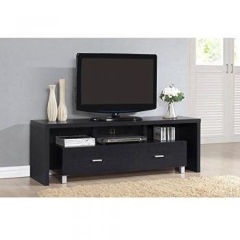 Kit Closet 2020465070 - mesa de televisión kubox 2 cajones, negro, 51 x 150 x 39