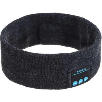 Mascarilla para dormir con auriculares inalámbricos Bluetooth 5.0 y micrófono integrado, diadema deportiva y altavoces para viajes