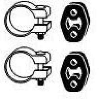 Kit de montaje HJS para sistema de escape VW, SKODA y SEAT 82 11 4566