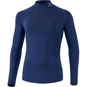 Erima Camiseta de Manga Larga Compresión Athletic Cuello Alto