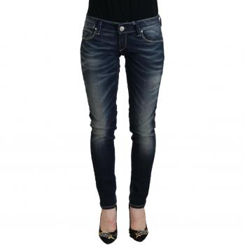 Washed Cotton Slim Fit Women's Denim Jeans - W26