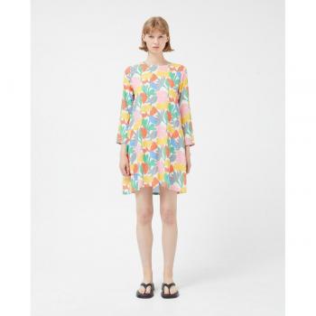 Vestido Corto con Estampado Floral de Mujer