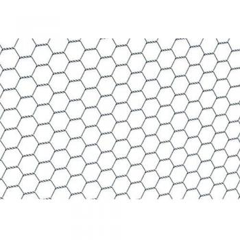 Malla Hexagonal Galvanizada de Acero 10 m, Altura 50 cm, Abertura 25 mm