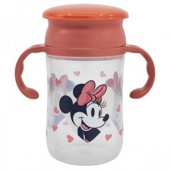 Vaso de Entrenamiento 360 con Tapa Minnie de Disney