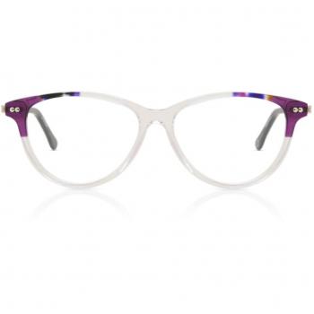 Gafas Recetadas Oval Montuta Completa Plástico Cristal Armazones Transparentes para Hombre - Gafas Anti-Azules - SmartBuy Collection