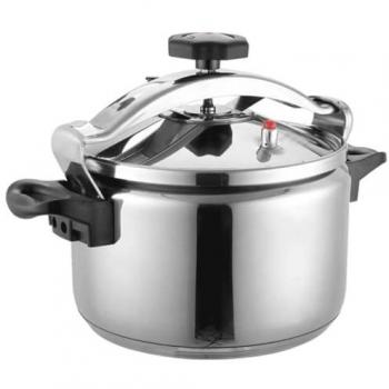 Olla de presión express 4 Litros acero inoxidable para cocina gas fuego vitrocerámica con tapa de fácil bloqueo