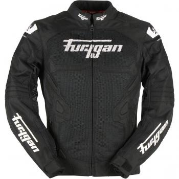 Furygan Chaqueta de Moto Atom Vented Evo Negro-Blanco Perforada