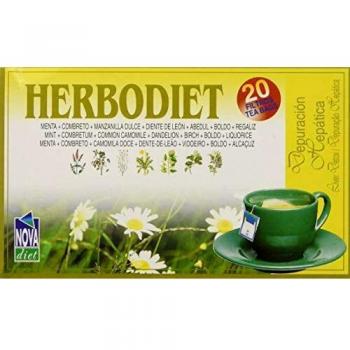 Novadiet Infusión Herbodiet Depura Hepática - 1 Paquete De 20 Filtros