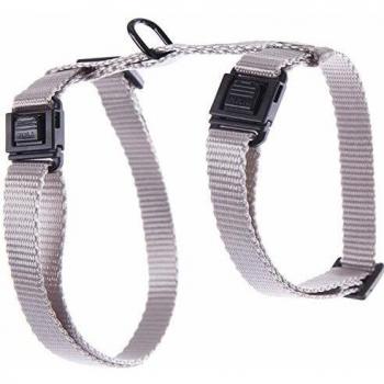 Arnés Clásico de Nailon Gris para Gatos 10-35/50CM Martin Sellier