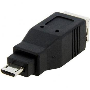 Startech UUSBUSBBMF - Adaptador Micro USB a USB 2.0 para Smartphone, Negro