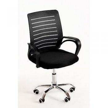 Silla de Escritorio Elegante y Cómoda Visi - Color Negro
