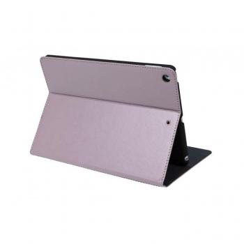 Funda de Piel dbramante1928 para Apple iPad 9,7 (2017/2018) - Tokyo I Saffiano de Piel - Hecho a Mano - Stand Función - City Gris