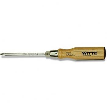 WITTE 96301 Destornillador Phillips mango madera PH1 Largo 85 mm.