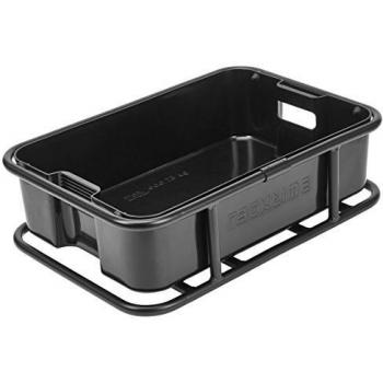 Caja de transporte para bicicleta Racktime Box-it, sistema Snap-It 1.0, capacidad de 13 litros, dimensiones 18 x 45,5 x 32 cm