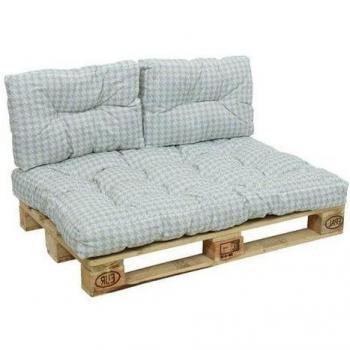 Conjunto de cojines para sofá y banco Amicasa 9878440 gris