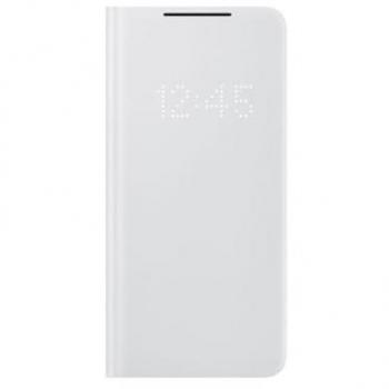 Samsung EF-NG996PJEGEE Funda Folio para Teléfono Móvil de 17 cm (6.7 pulgadas) con LED View en color Gris para Galaxy S21 Plus