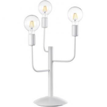 Lámpara de mesa MANTIS 3 Luz Metal Blanco