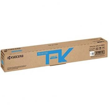 Kyocera TK-8115C Cartucho de tóner Cian 1T02P3CNL0 para ECOSYS M8124cidn, ECOSYS M8130cidn