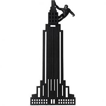 Balvi Marcapáginas Kong Color Negro Inspirado en la Famosa Novela King Kong Divertido Regalo para lectores Nylon