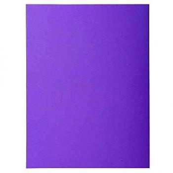 Exacompta 330008E - Lote de 100 Subcarpetas Super 250, Color Morado
