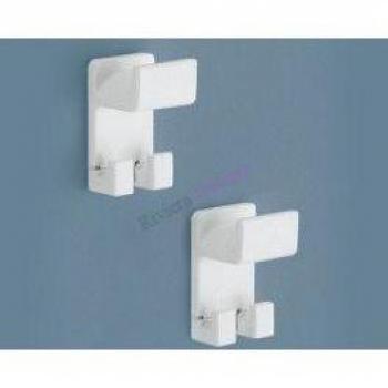 Gedy 2900 Percha, Blanco, 4.5x4.5x8 cm
