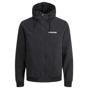 Jack & Jones Plus Size Rush Bomber Jacket - Black - 5XL