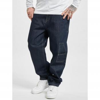 Southpole Men's Script Denim Trousers, Raw Indigo, Size 30