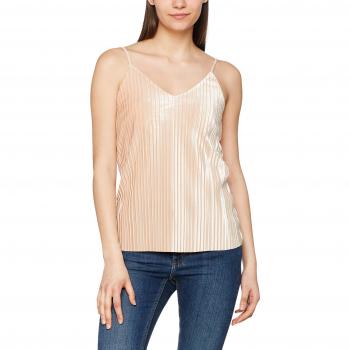 PIECES Pcmelga Velvet Slip Top Ff, Camiseta sin Mangas para Mujer, Rosa