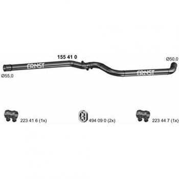 Tubo de escape ERNST 155410 para Volkswagen Golf 5, Golf Plus / Crossgolf, Audi A3 Sportback y Seat Altea