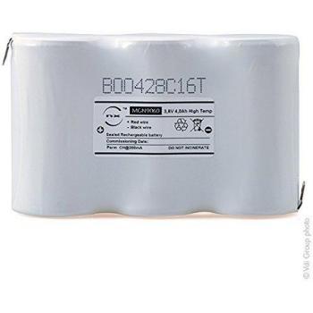 NX - Batería iluminación emergencia 3xD ST1 Faston 4.8mm 3.6V 4Ah - Unidad