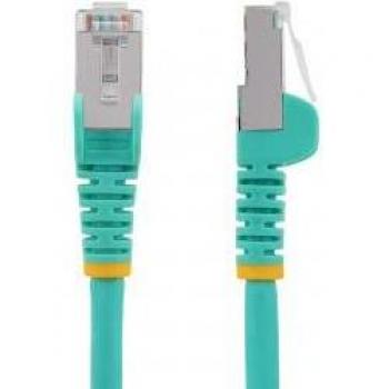 Cable de Red Ethernet CAT6a - Aguamarina - LSZH - 10GbE - 500MHz - PoE++ de 100W