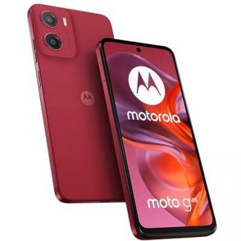 Smartphone Motorola Moto G05 4G Dual SIM 256 GB, Pantalla de 6.67, Cámara Cuádruple de 50 MP, Batería de 5200 mAh, Color Rojo