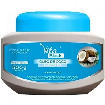 Mascarilla Vitablack Coco Y Keratina Sin Sal Y Sin Sulfatos 500 g