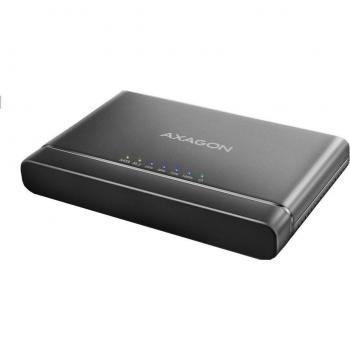 Docking Station AXAGON ADSA-CC USB-C 10Gbps - Clonador para NVMe M.2 SSD y SATA 2.5/3.5 HDD