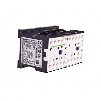Contactor de inversión TeSys K LC2K1210B7, 3 polos, 3 NA, 12 A, bobina 24 V AC, capacidad de 5.5 kW