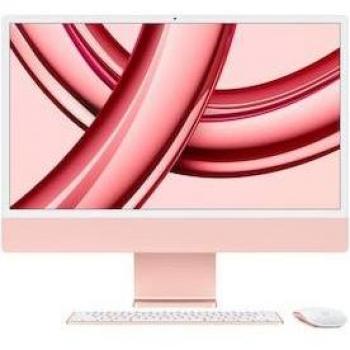 iMac 24 Retina 4.5K (2023) M3, CPU de 8 núcleos, GPU de 10 núcleos, 256GB SSD, 8GB RAM, color Rosado