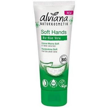 Crema de Manos Suave con Aloe Vera Bio alviana Naturkosmetik, 75 ml