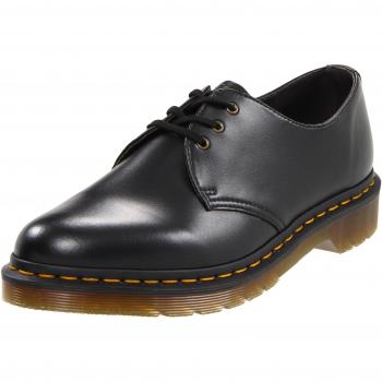 Dr Martens 1461 Vegan Felix Unisex 3-Eye Shoe - Black Flex Rub Off - UK5 EU38 US7 - female