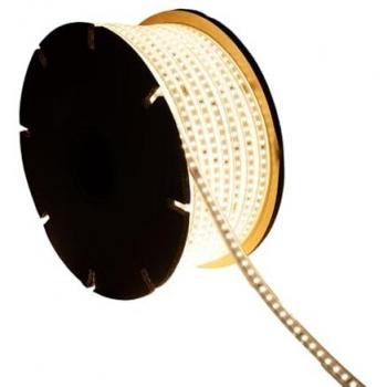 Bobina de Tira LED Regulable 220V SMD2835 120LED/m 750 lm/m Ancho 12mm 50m IP65 Blanco Neutro 4000K
