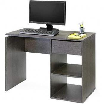 Mesa de Escritorio Burgos 5010 con cajón (ancho 100cm) Wengué